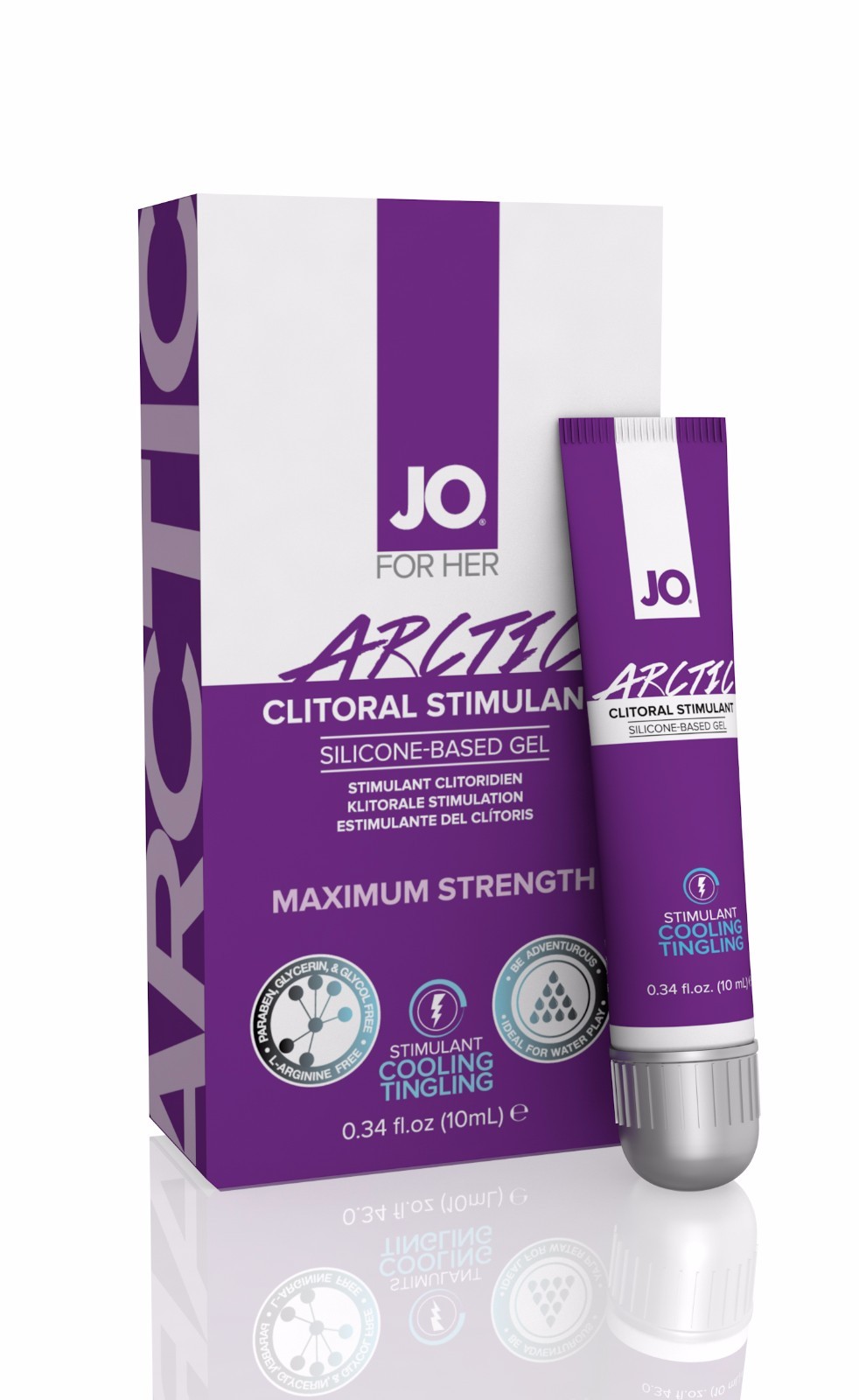 Jo for Her Arctic Silicone-Based Cooling Tingling Clitoral Stimulant Gel 10mL