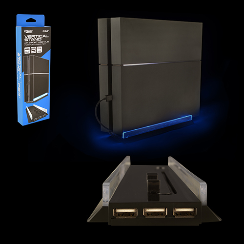 PS4 - Vertical Stand with 3 USB Port (KMD) Brand New In Stock