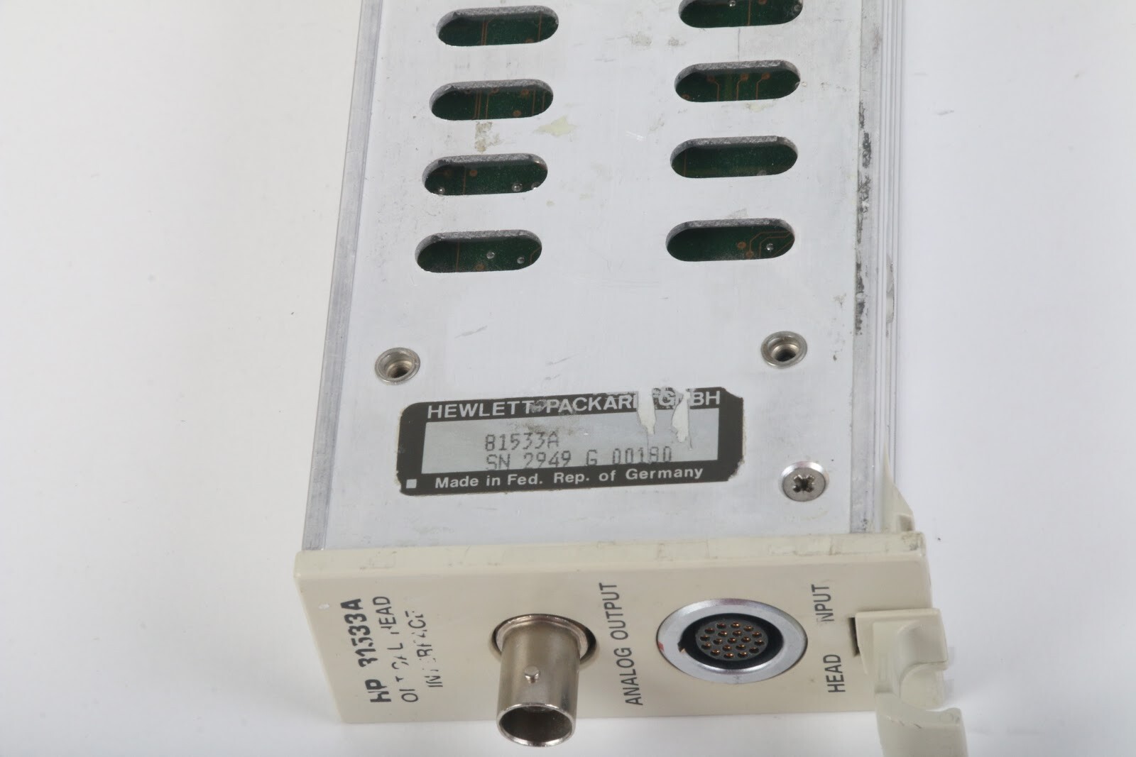 HP Hewlett Packard 81533A Optical Head Interface Module- Fair Condition