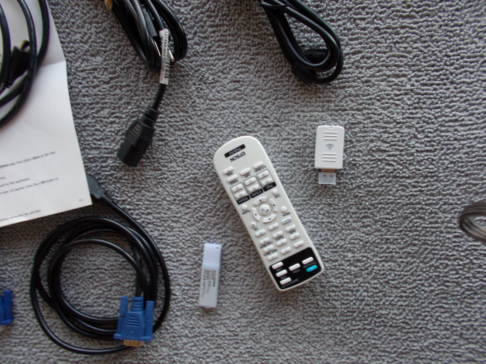 Epson Powerlite 965H 3LCD Projector Package