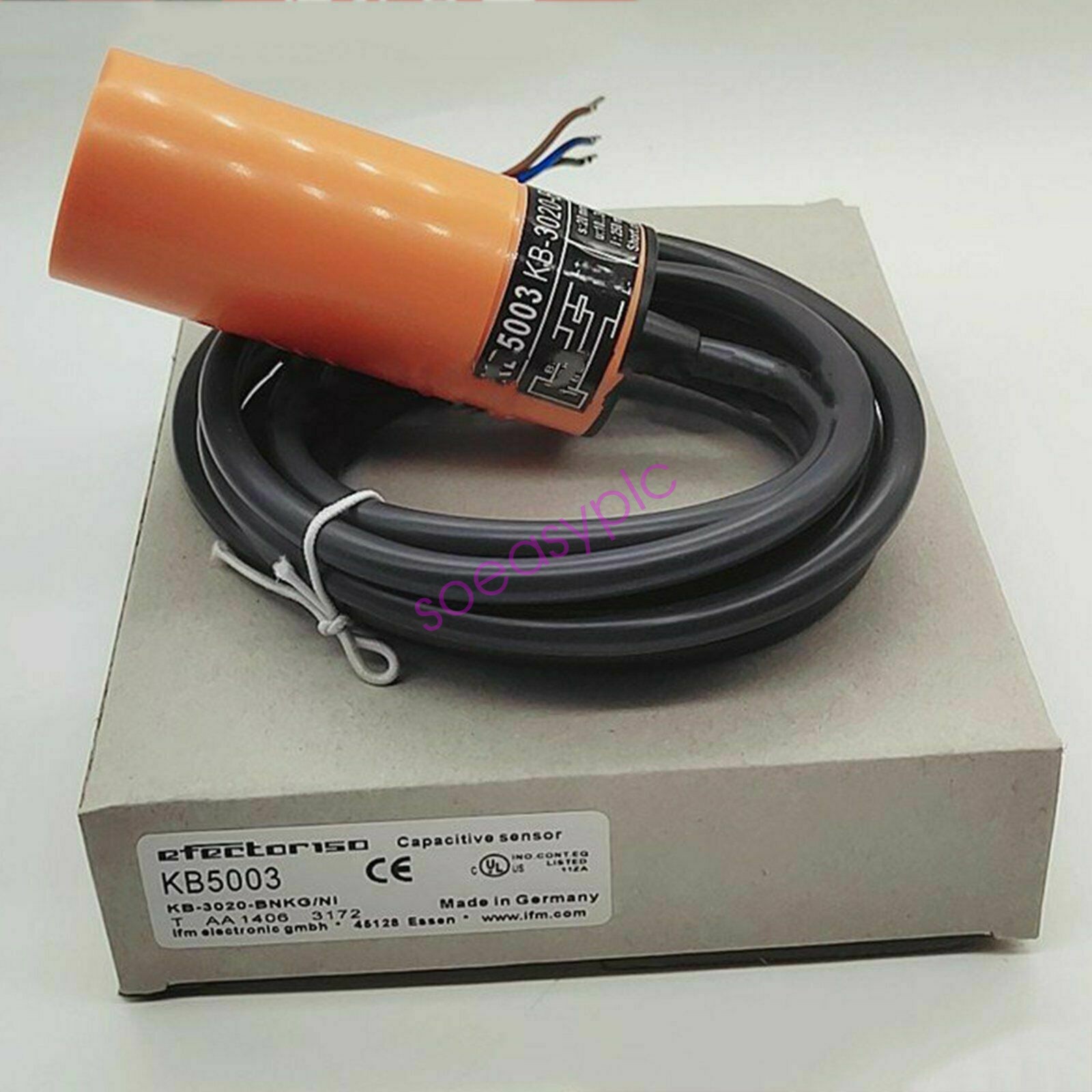 IFM KB5003 KB-3020-BNKG-NI Proximity Switch New #