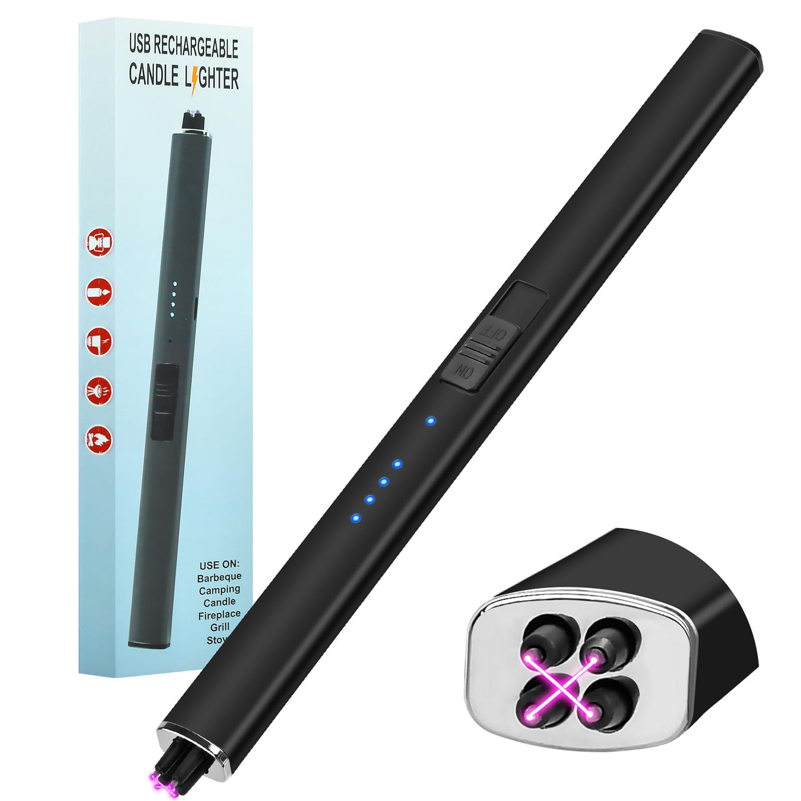 Valentines Day Gifts for Him Her: Boyfriend Husband Wife Electric Black