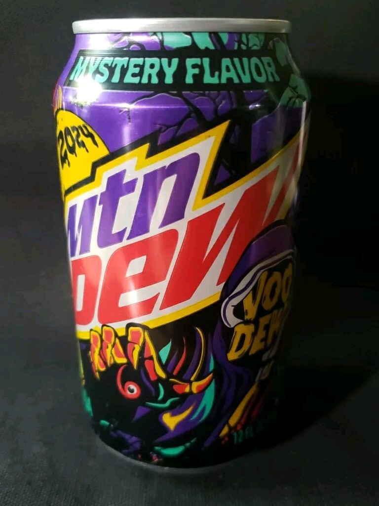 2024 Mountain Dew VOO DEW Mystery Flavor 1 Full Can 12 FLOZ (355mL) New Release