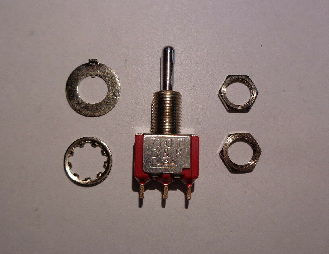 C&K TOGGLE SWITCH 7107 NEW