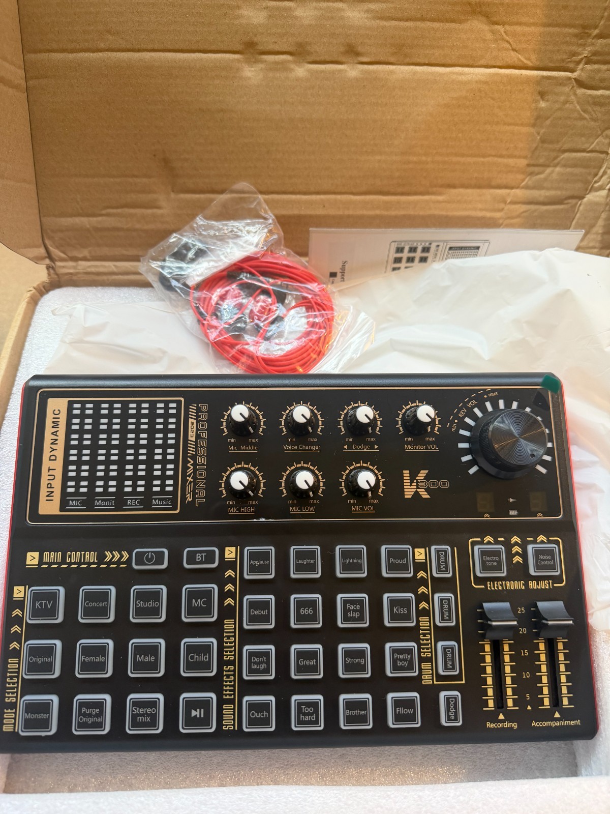 Multi-function Mixer Digital  Sound Card Mixer (K300) - NEW / OPEN BOX