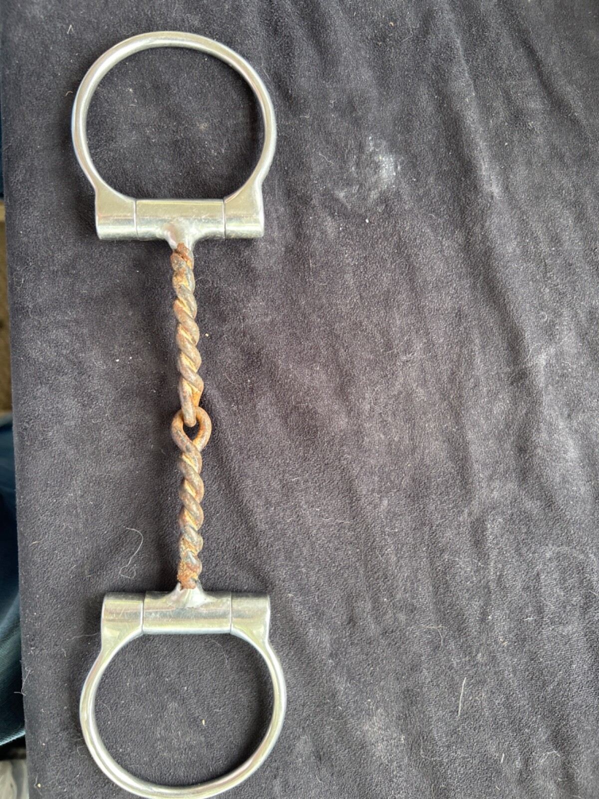 Dee Ring Twisted Snaffle Bit
