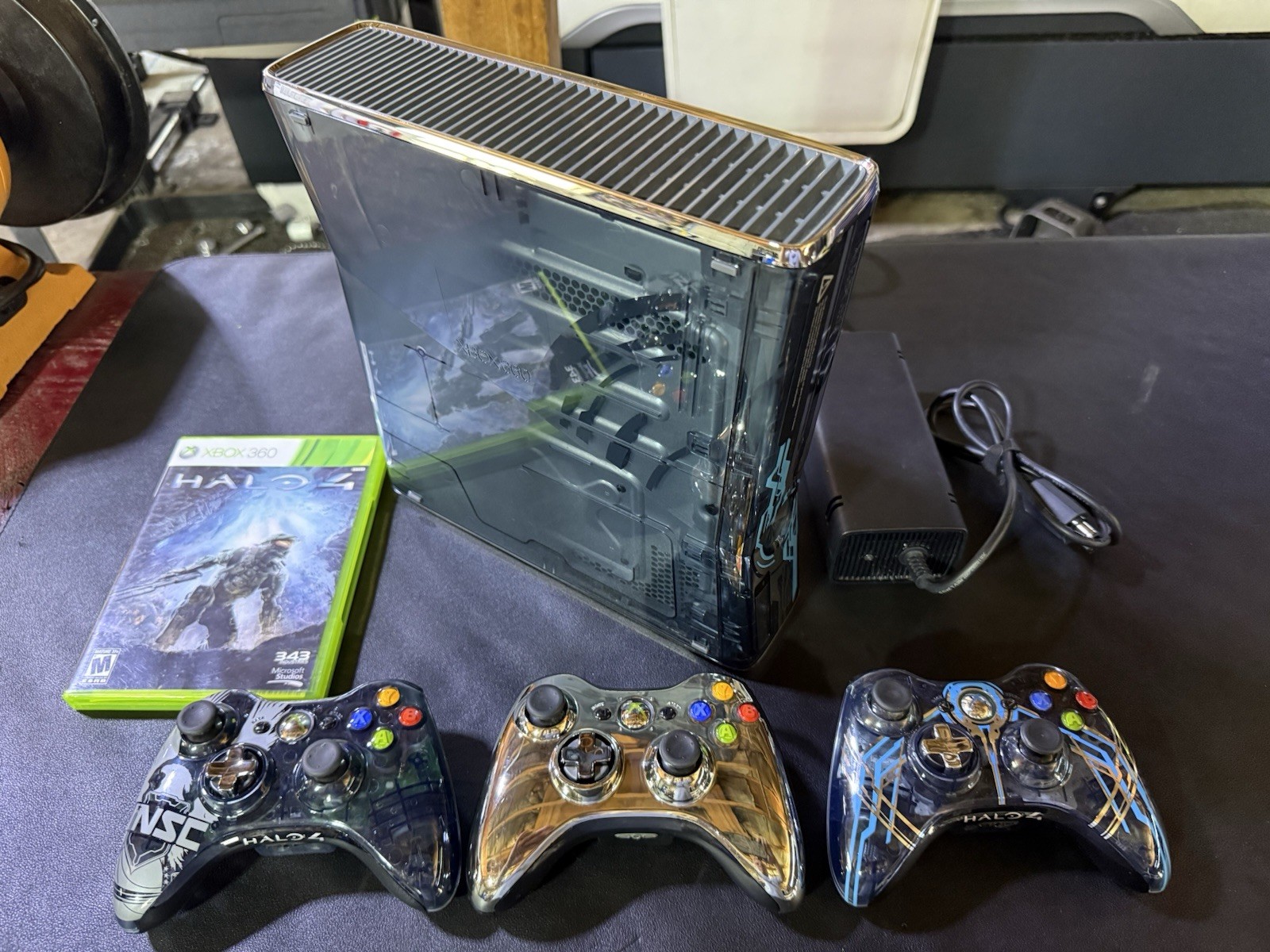 Microsoft Xbox 360 Limited Edition Halo 4 Console Tested 320GB