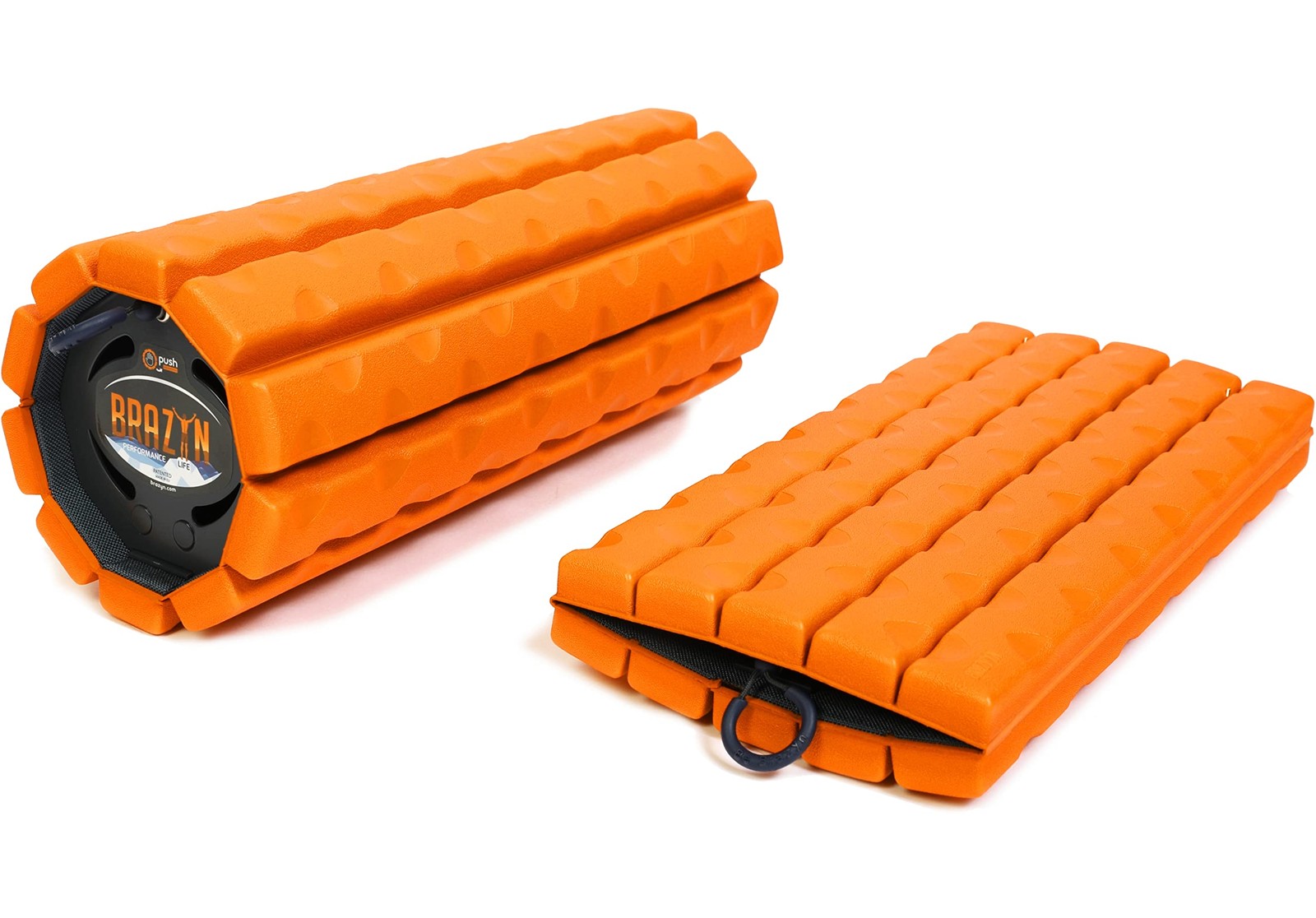Brazyn Morph Foam Roller Collapsible Travel Foam Roller for Back Pain Relief,...