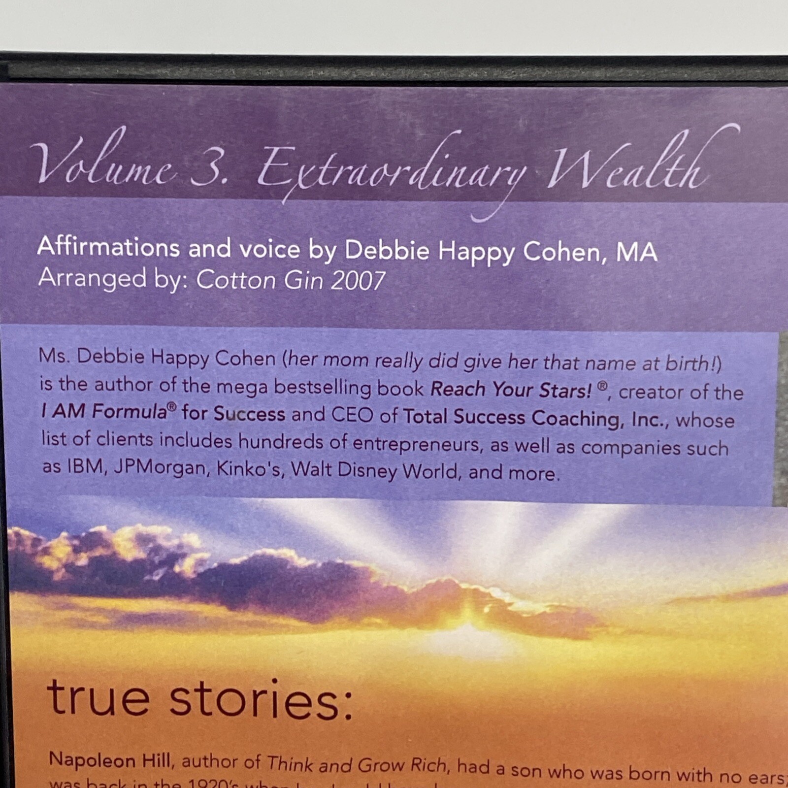 Extraordinary Wealth (2005 Audiobook) by Debbie Cohen