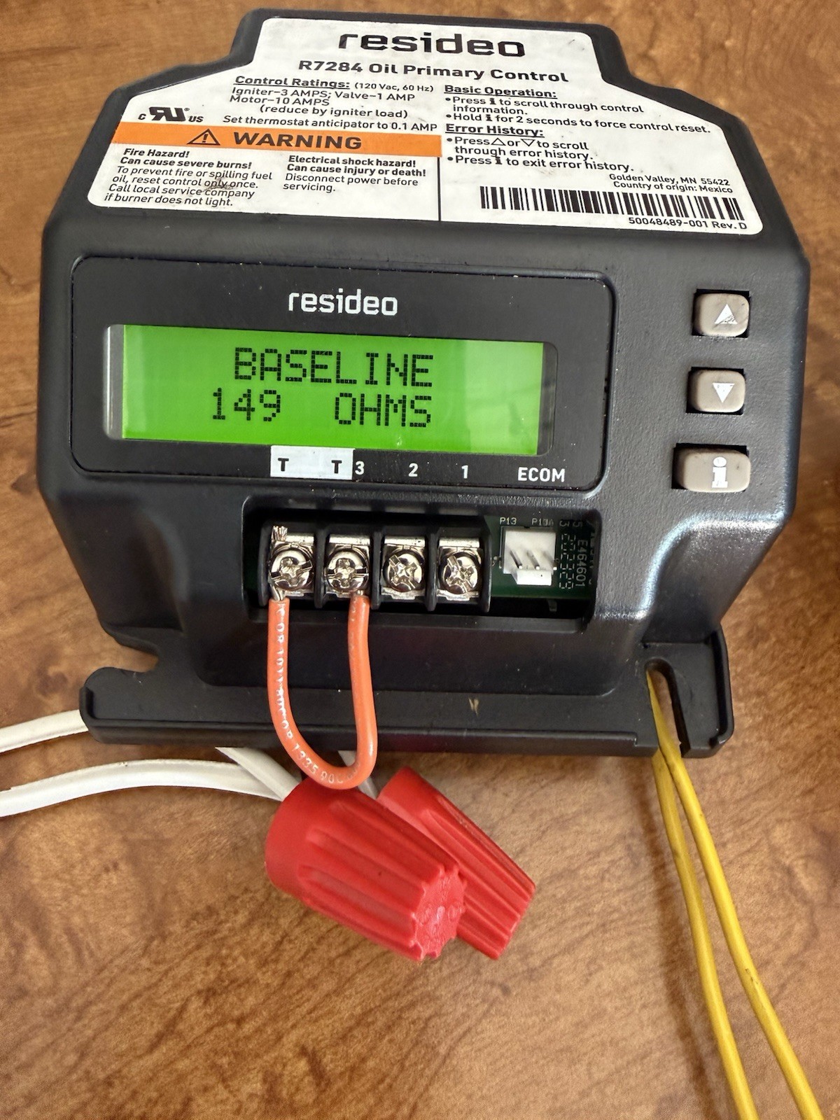 1-(used) R7284 Oil Primary Control