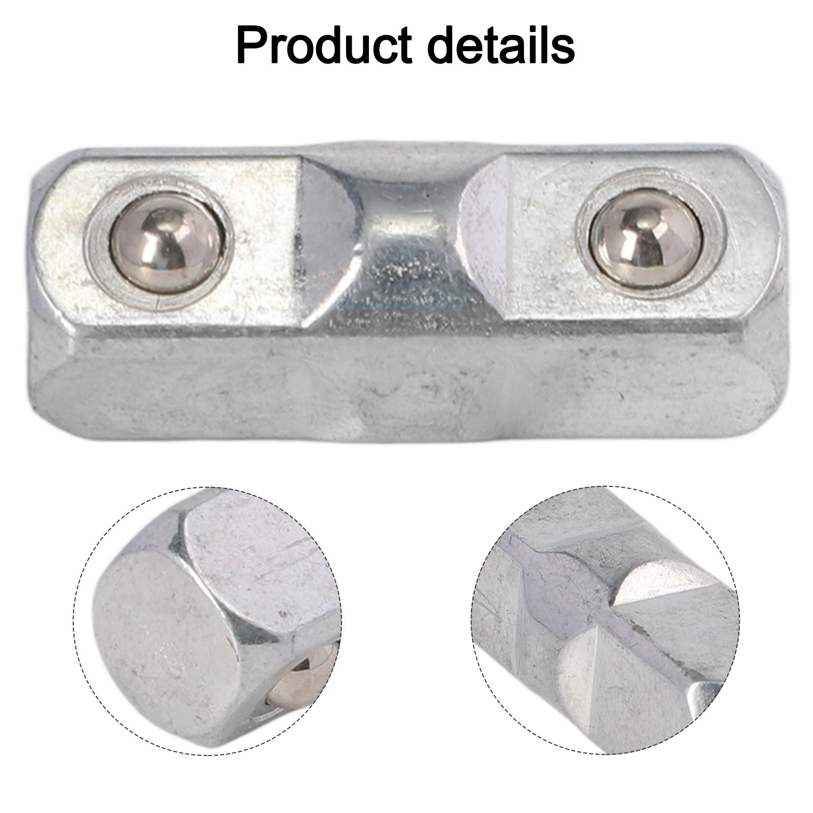 3/8 Double Head Hex Socket Wrench Adapter Extension Rod Driver Conversion Tool