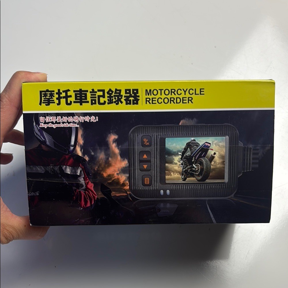 Motorcycle Recorder with Display waterproof 1080p