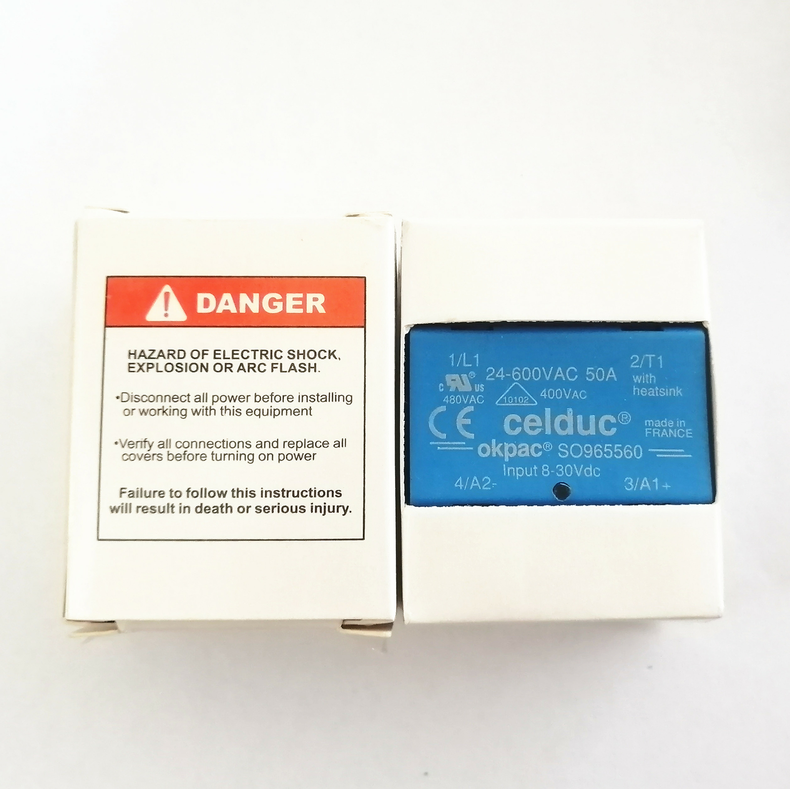 CELDUC solid state relay SO965560 50A 3-32VDC 12-280VAC