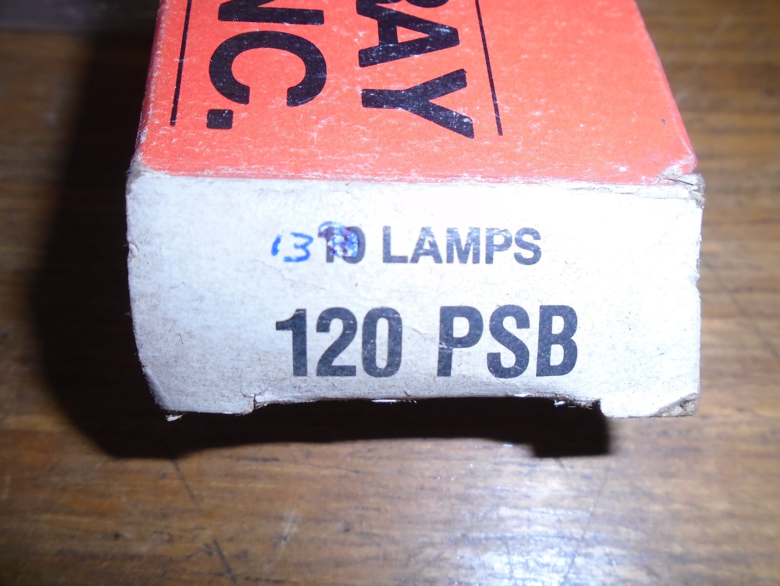 BOX OF 13! NEW GE 120PSB TELEPHONE SLIDE BASE SUNRAY INCANDESCENT LAMPS