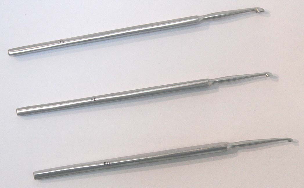 BDeals 3 Pcs Meyhoefer Chalazion Curette Set Surgical ENT Instruments
