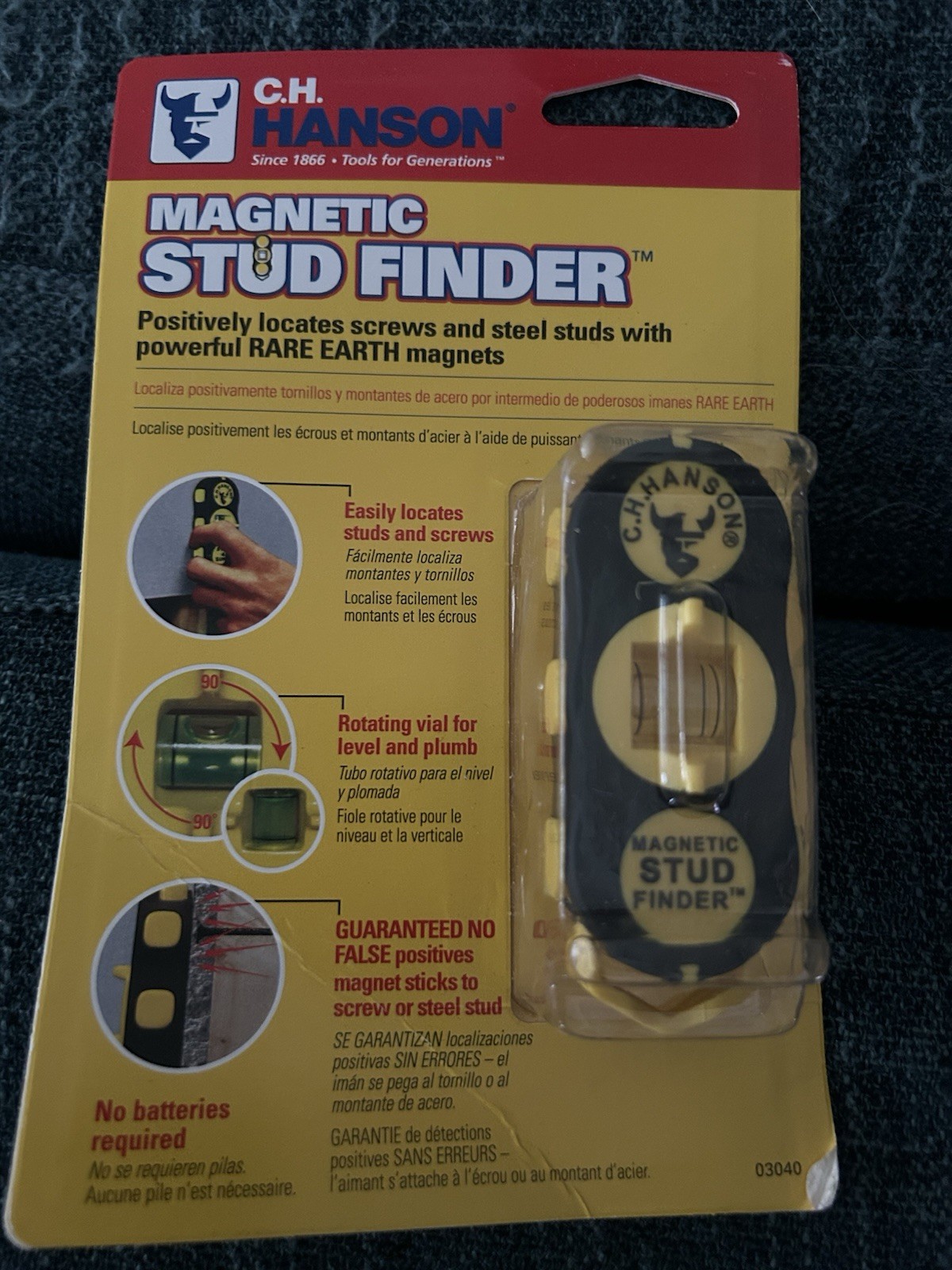 C.H. Hanson Magnetic Stud Finder 03040