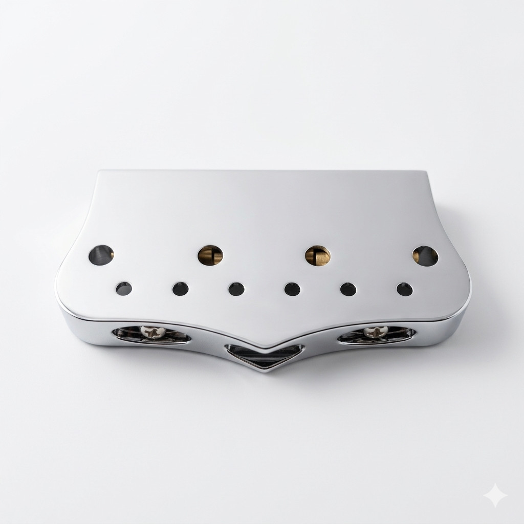 Boutique Tele Short Half Bridge - Chrome
