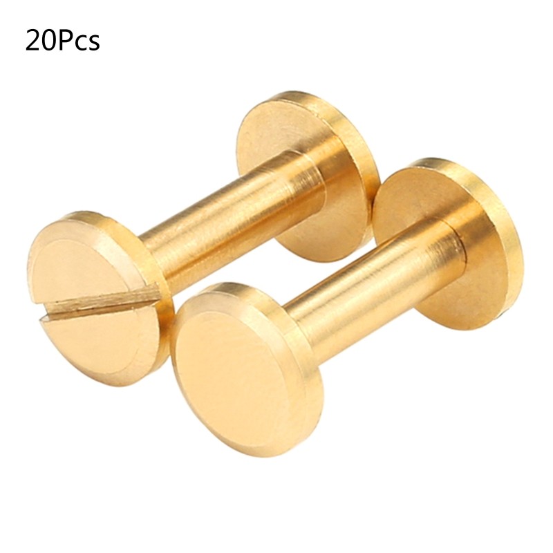 20 Packs Copper and Burrs Washers Leather Copper Fastener