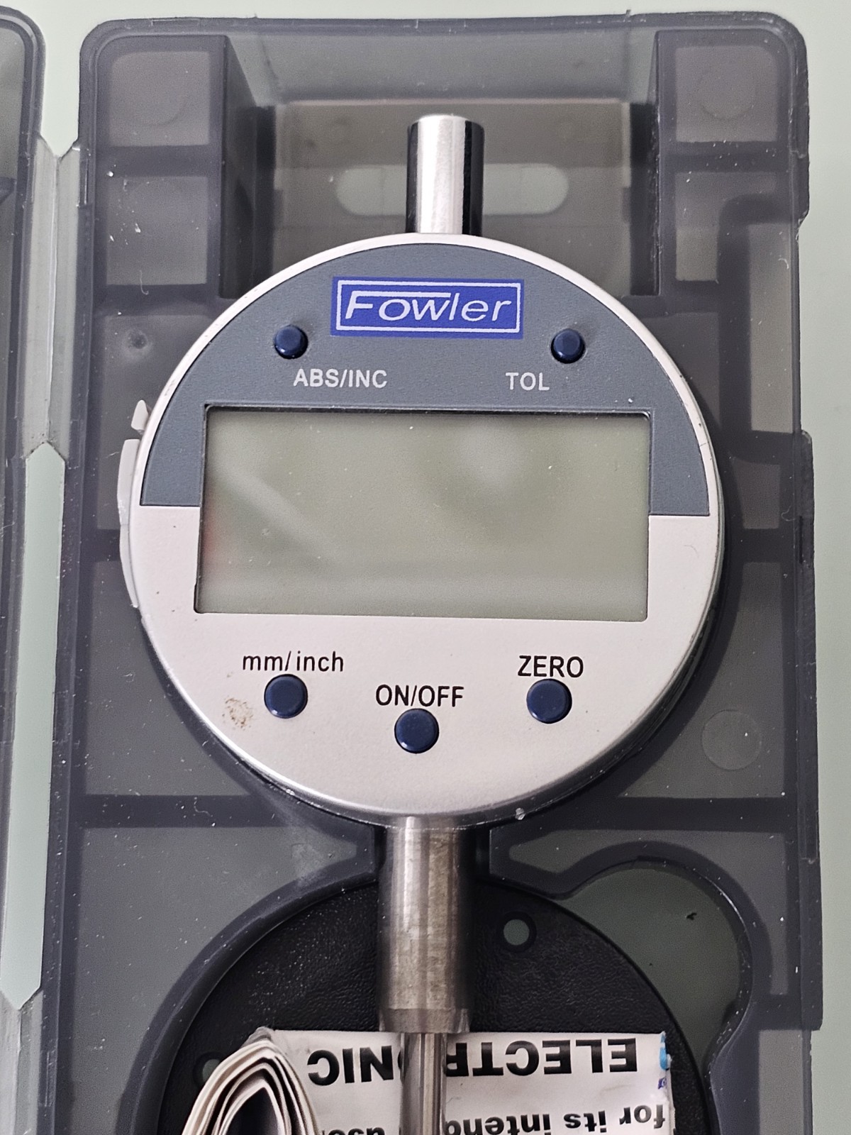Fowler Digital Indicator Measuring Range: 0~12.7mm/0.5", 25.4mm/1.0"