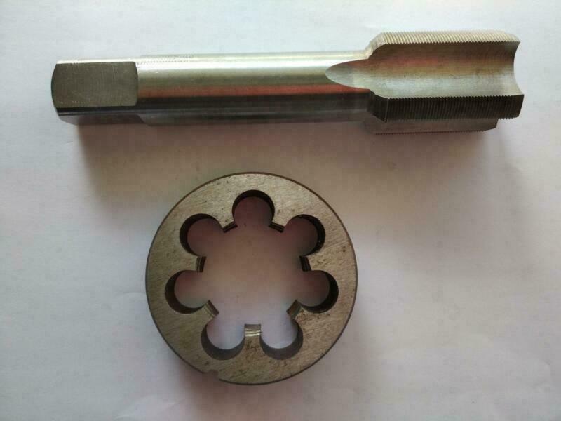 1pcs HSS Machine M33 x 3mm Plug Tap and 1pcs M33 x 3mm Die Threading Tool