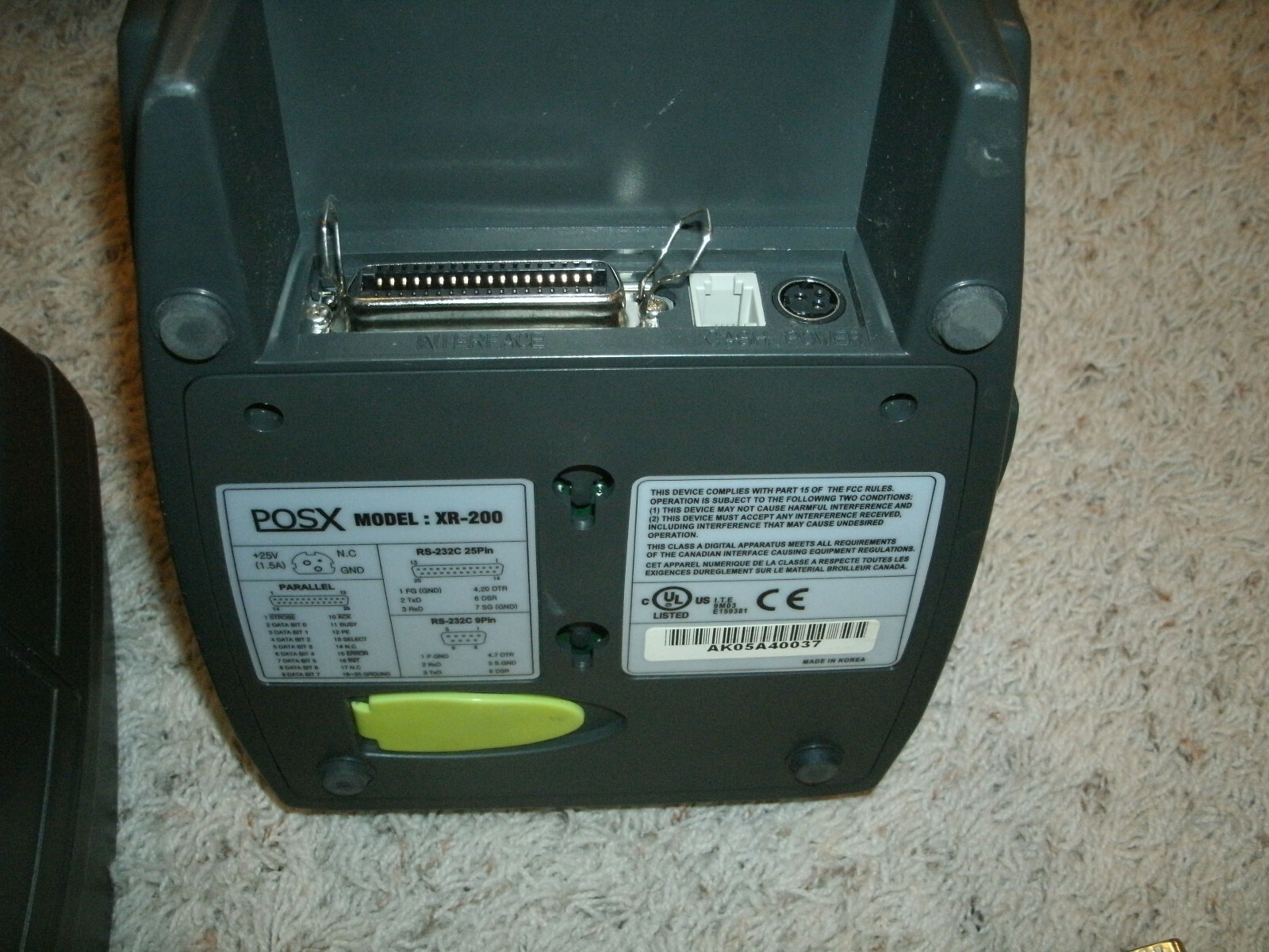 POSX XR-200 Dot Matrix Receipt Printers - From Working Environment