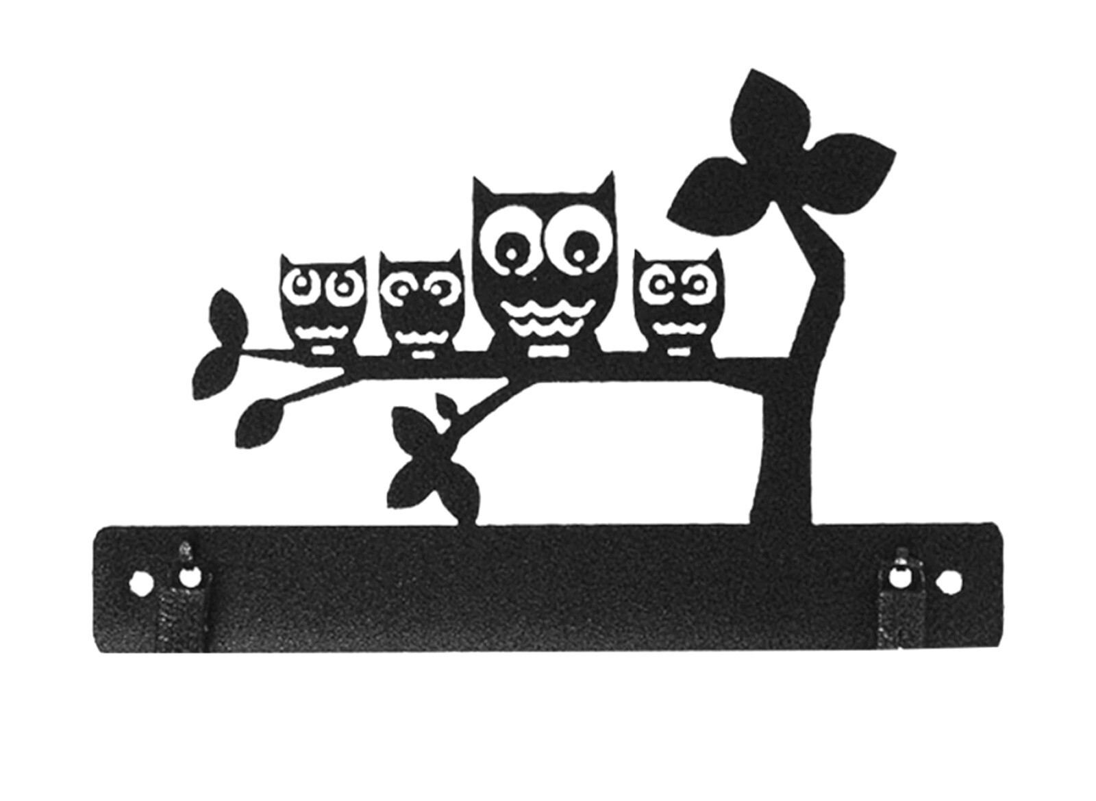 Classic Motifs 8 Inch Owl on a Branch Craft Holder With Clips