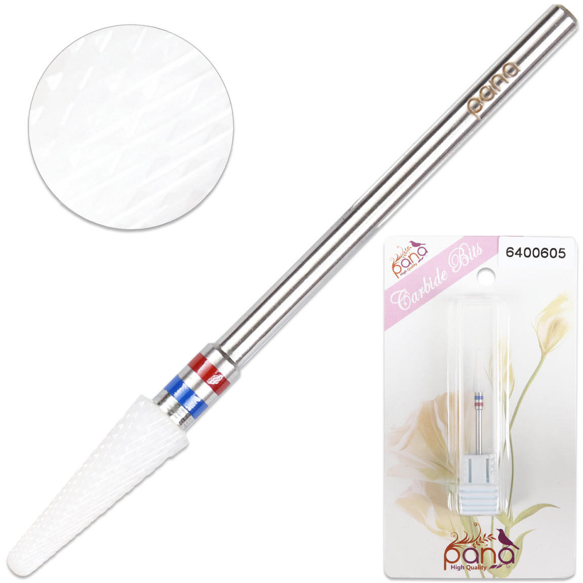 Professional High Quality Shank Size White Small Tapered Cone Ceramic Drill Bit