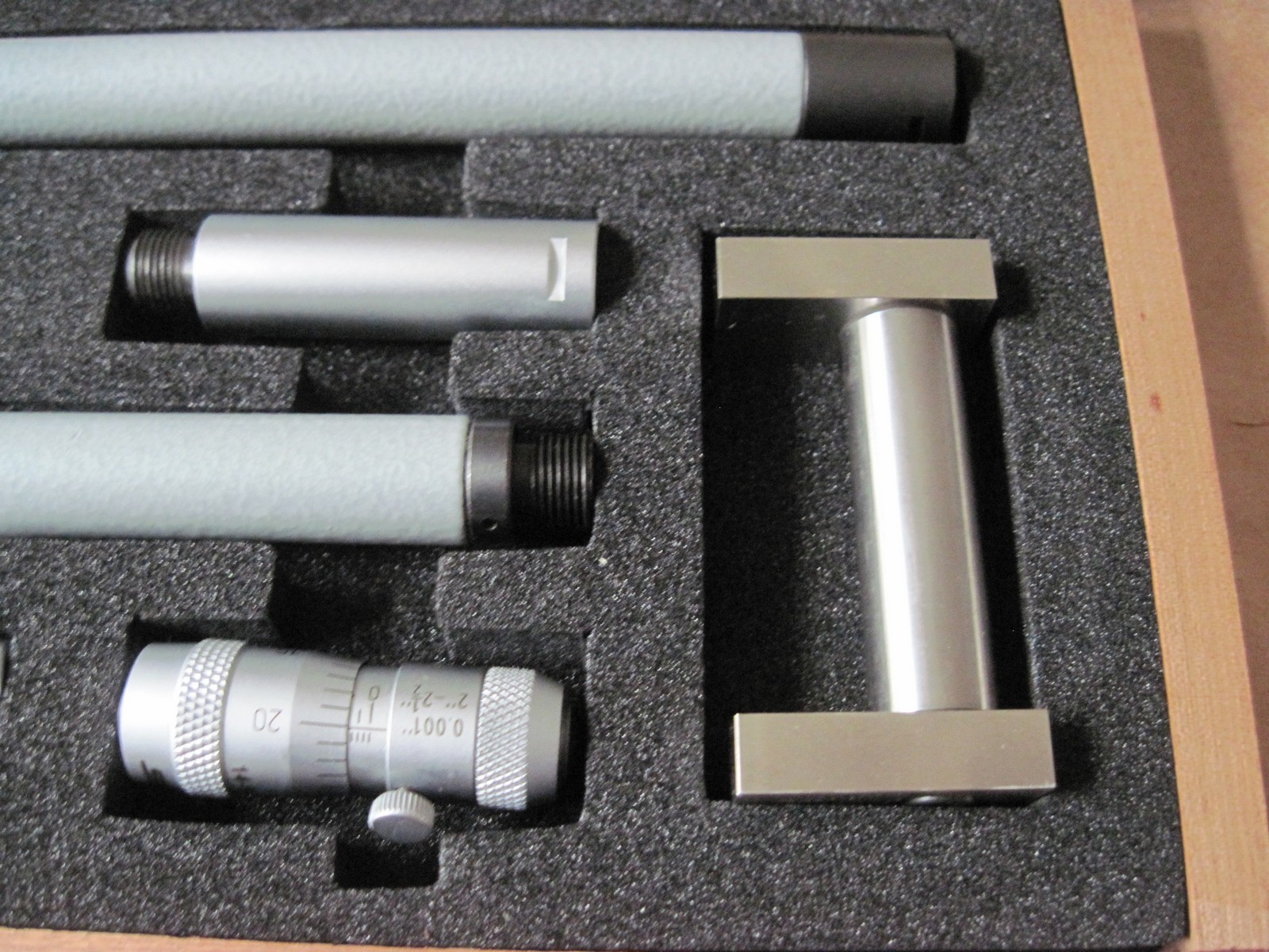 SPI 14-547-4 Tubular Inside Micrometer Set, 2" to 20" Range