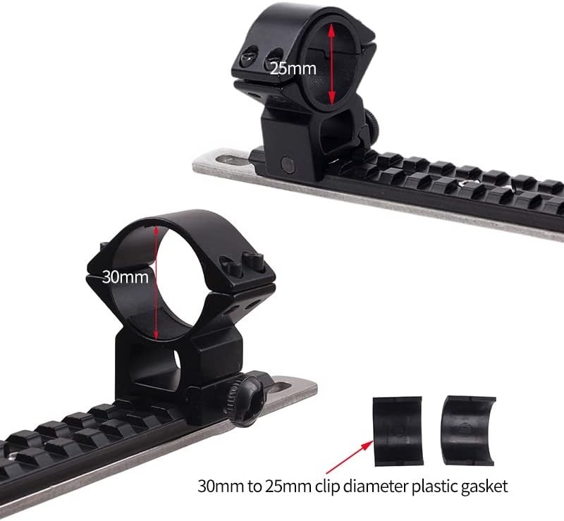 SOPOGER Archery Flashlight Mount Stabilizer - Compound Bow Accessories Light...