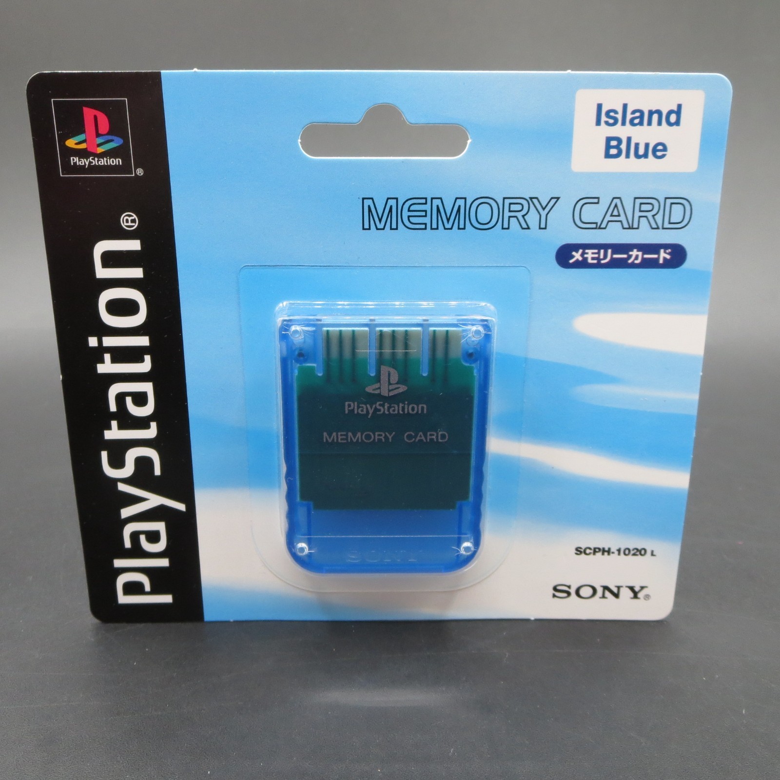 PlayStation 1 Memory Card Island Blue NEW SCPH 1020 PS1 Japan Made