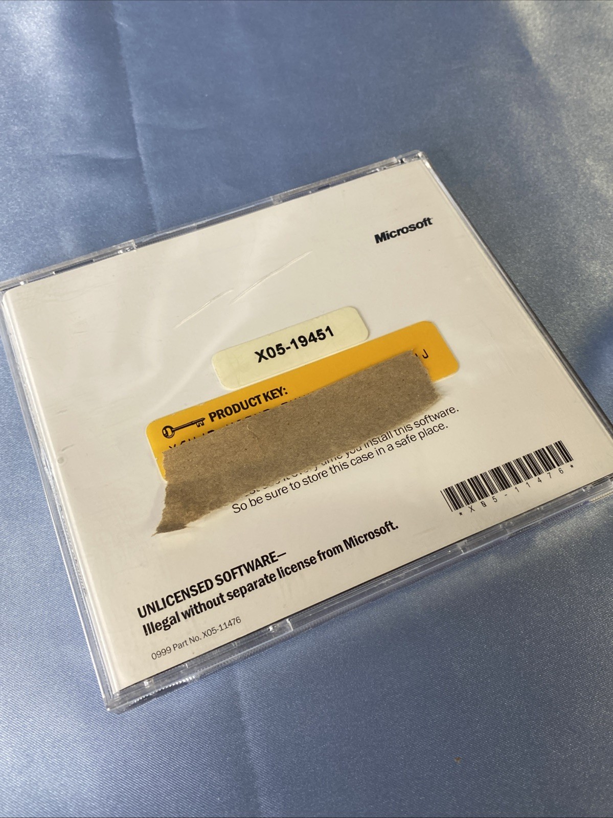 MICROSOFT PROJECT 2000 CD-ROM Genuine with Product Key