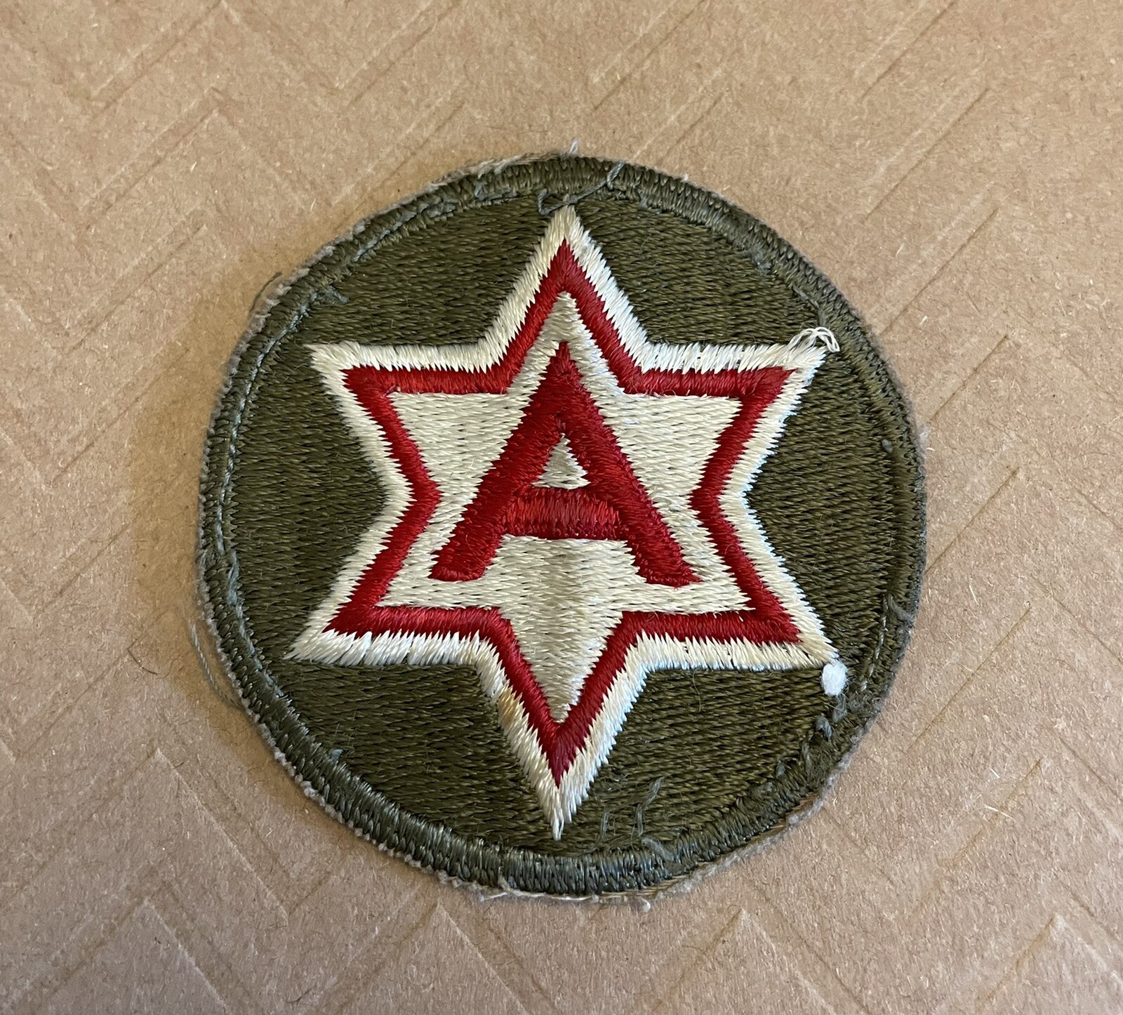 WWII - Sixth 6th US ARMY Patch Insignia