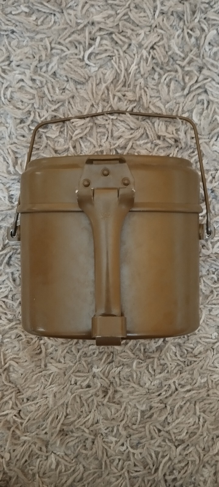 USSR Vintage Military Water Canteen Mess Kit 2 Piece Set
