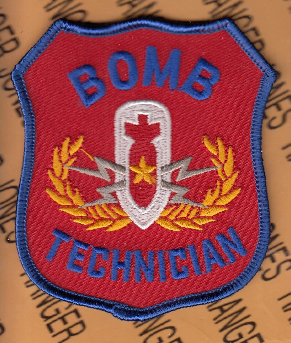US Law Enforcement LEO Police Bomb Technician HDS original design ~3.5" patch