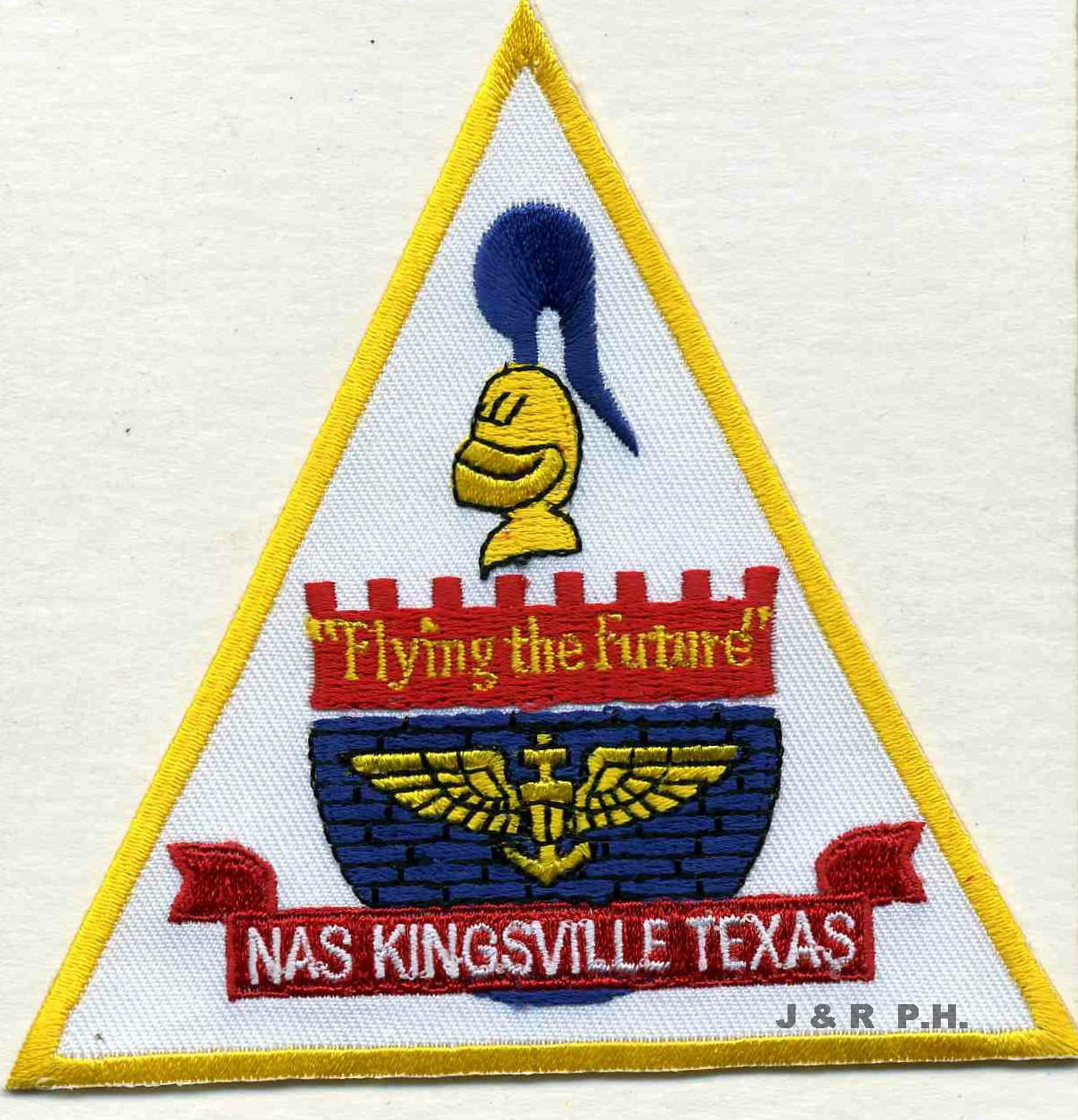NAVY - N.A.S. Kingsville  "Flying the Future", Texas (4" x 4" size) fire patch
