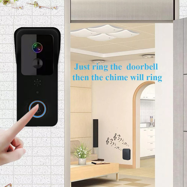 5G WiFi Smart Doorbell Wireless Video Security Camera Door Bell Intercom New