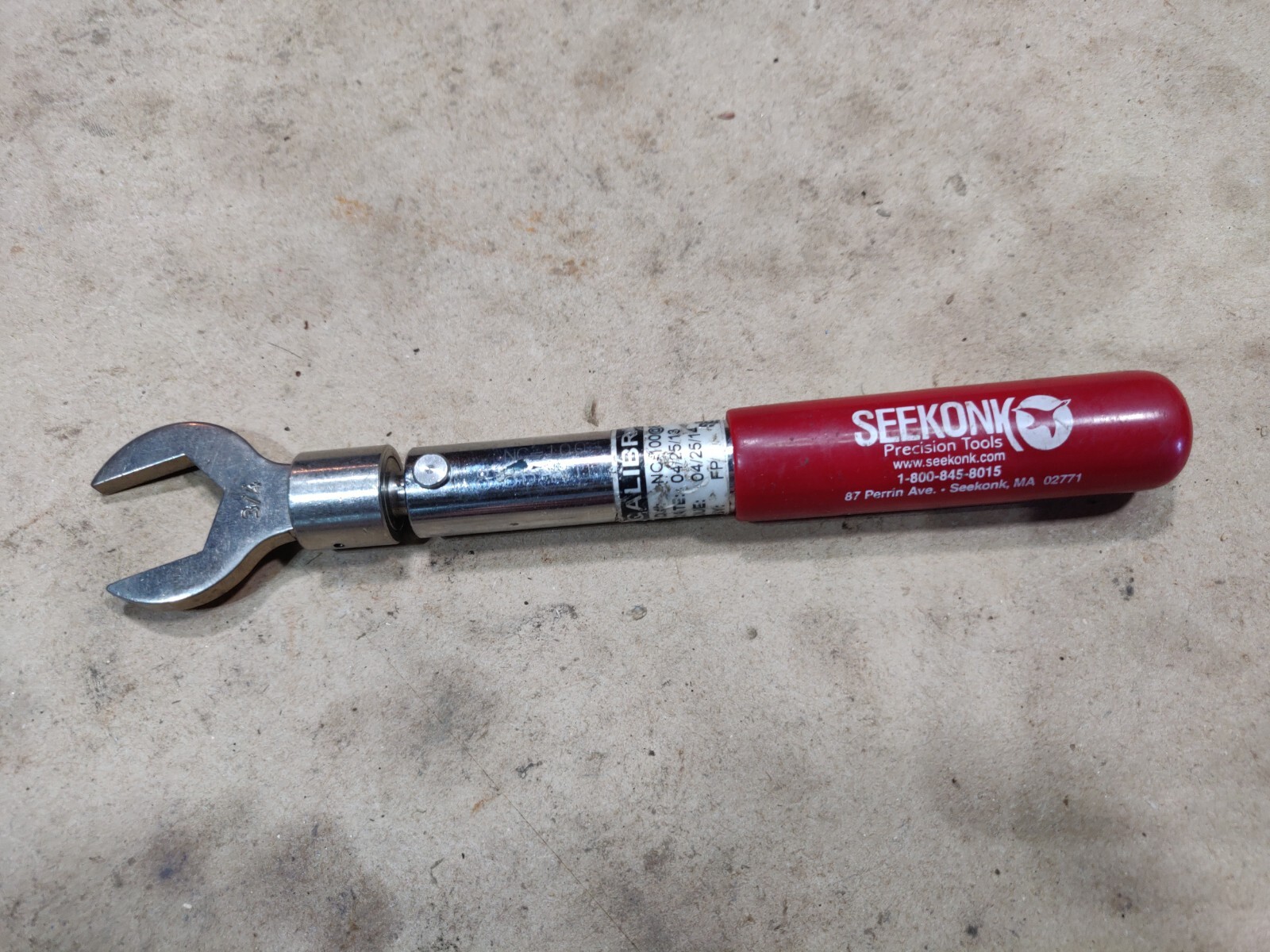 Seekonk 2 - 100 IN LBS SEEKONK PRESET CHANGEABLE HEAD TORQUE WRENCH - NC-100