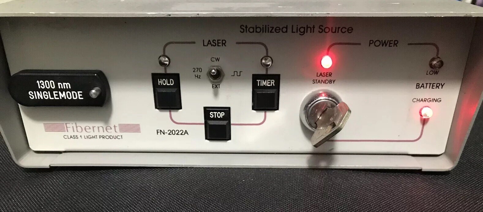 Fibernet SLS Stabilized Light Source - Fiber Optic 1300nm -10dBm CW Mod LASER