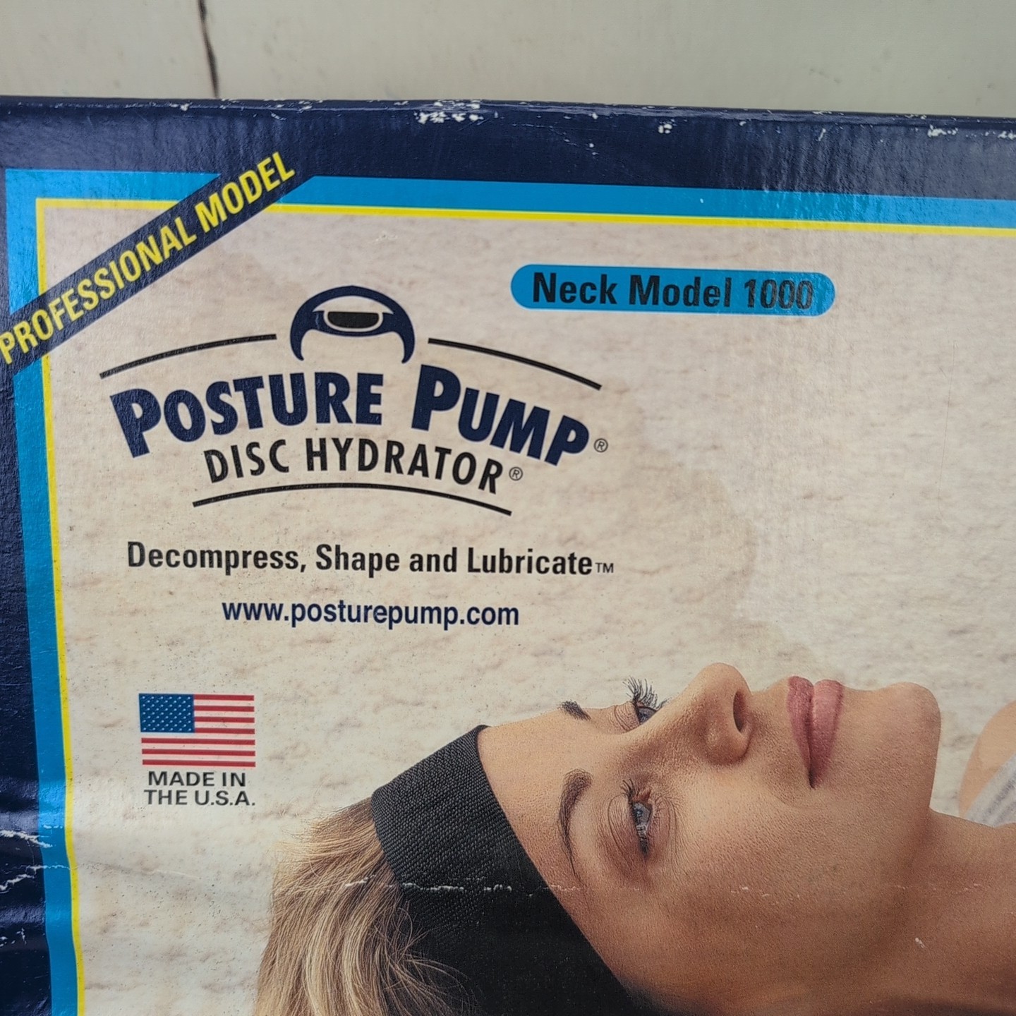 Posture Pump Professional Model 1000 Neck Exerciser Cervical Disc USA Made
