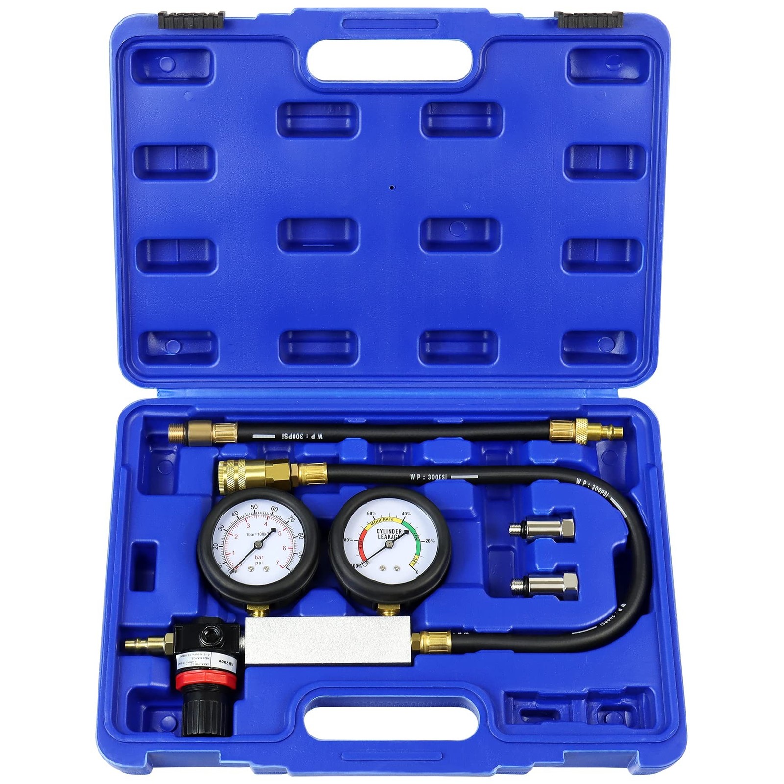 JoyFans Cylinder Leak Down Tester Kit, Tu-21 Small Engine Combustion Leakdown...
