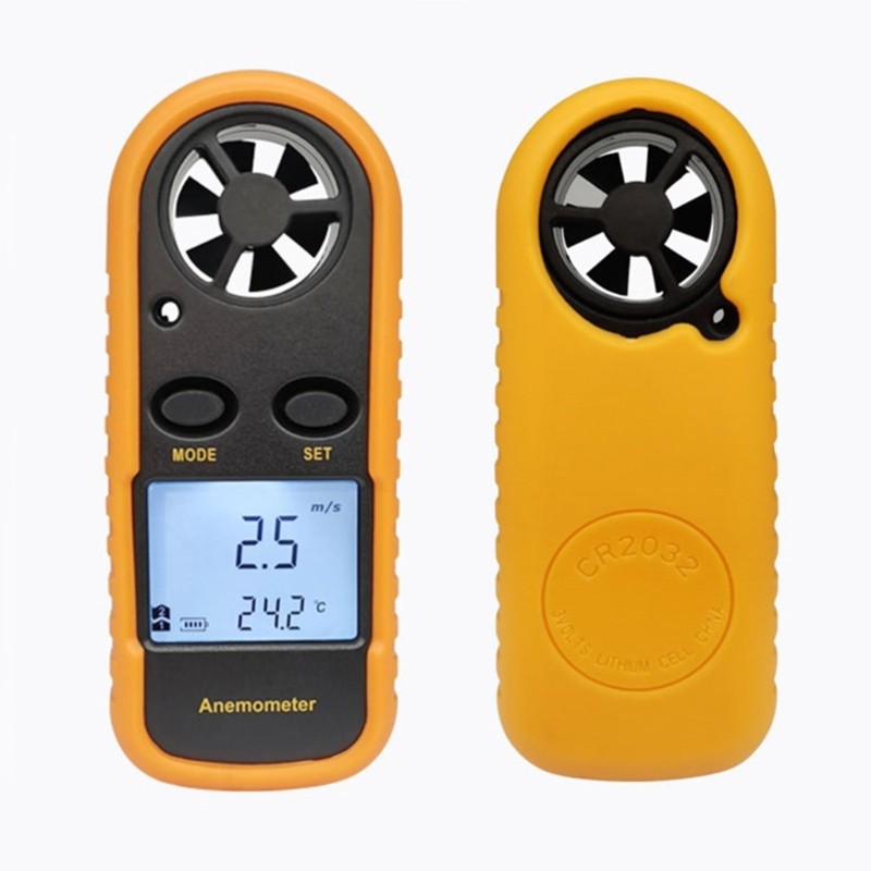 Digital Anemometer Handheld WindSpeed Meter for Measuring Wind Speed Temperature