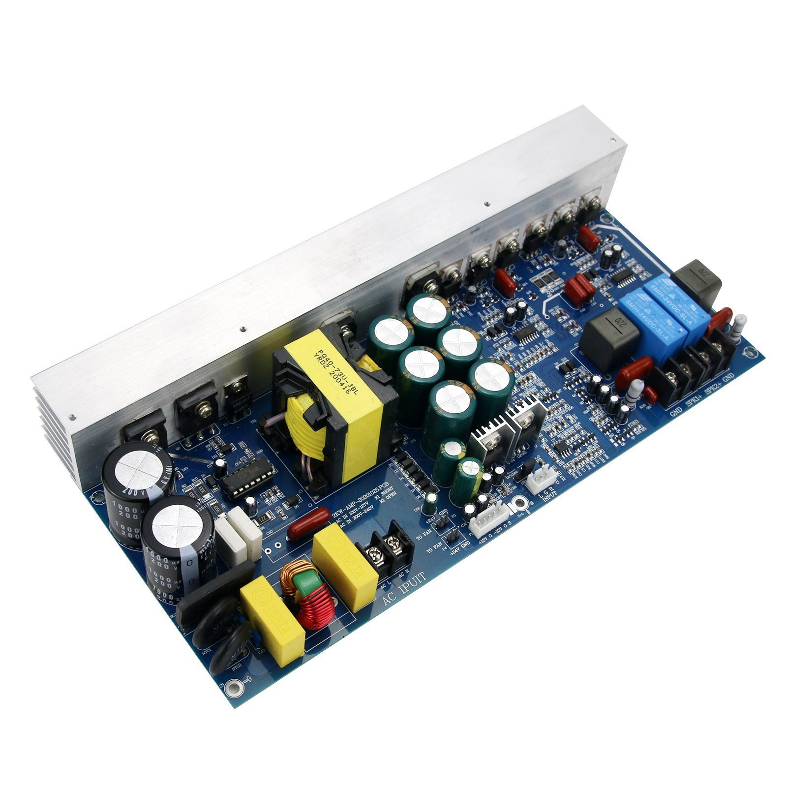1000W Digital Amp Board Stereo 2 Channel Power Amp Board 500W+500W w Switching