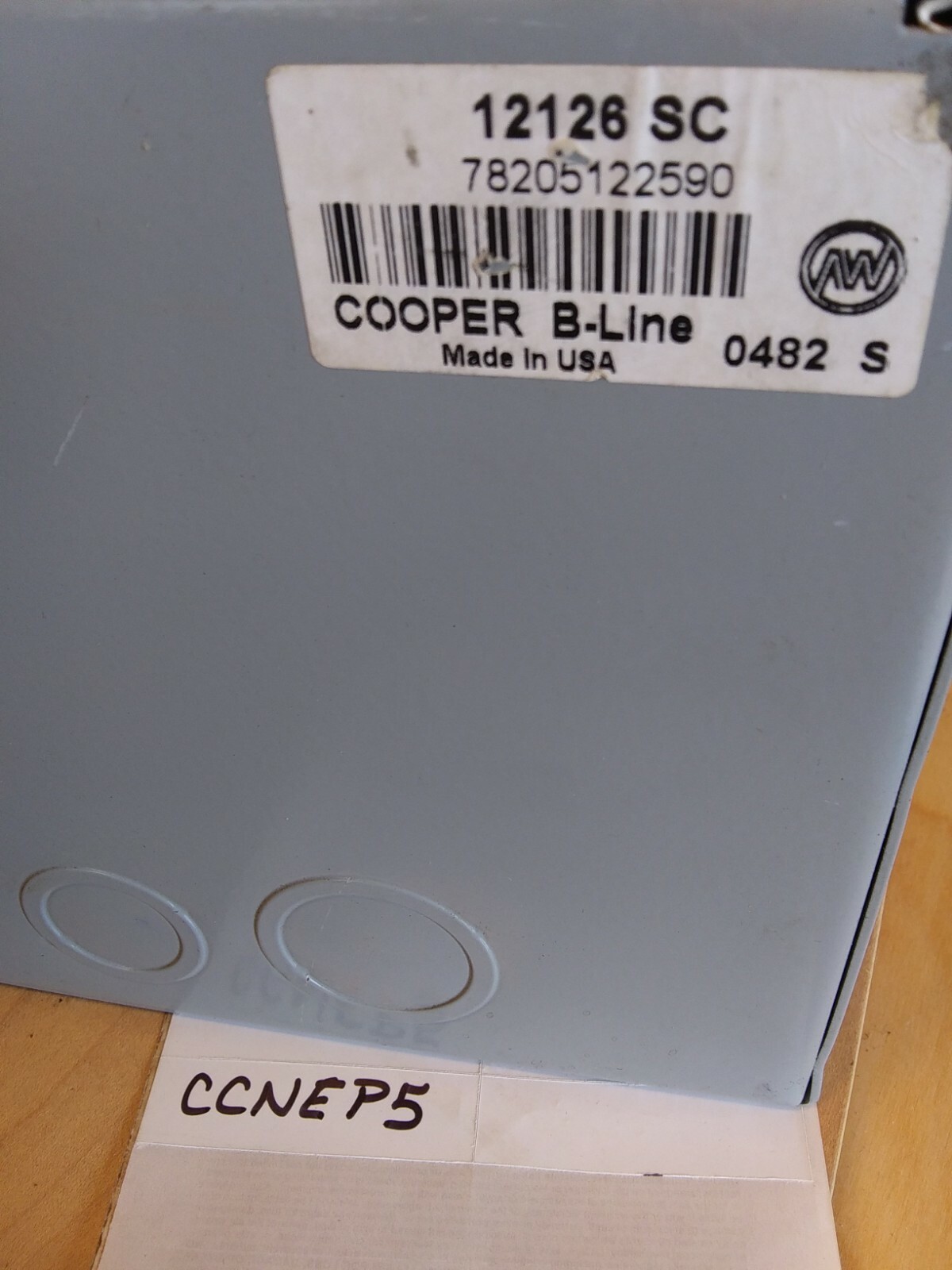Cooper B-Line 12128 SC Enclosure IN*STOCK*USA*READY TO SHIP