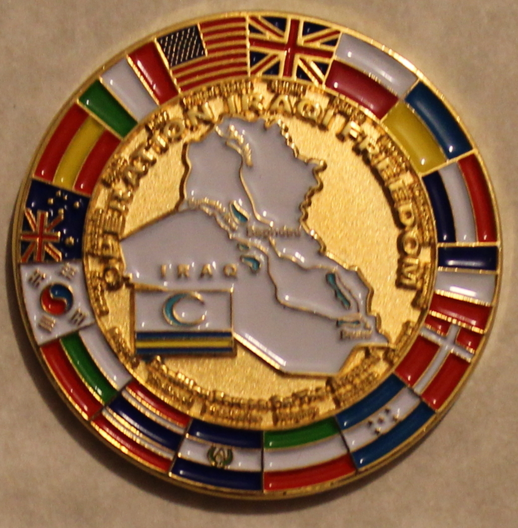 Operation IRAQI FREEDOM Coalition / Multi-National Forces US Navy Challenge Coin