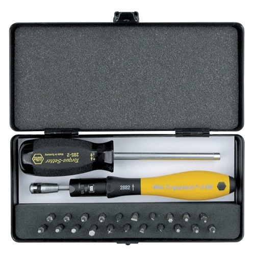 Wiha 28591 24 Piece Esd Safe Torquevario-S Microbits Set