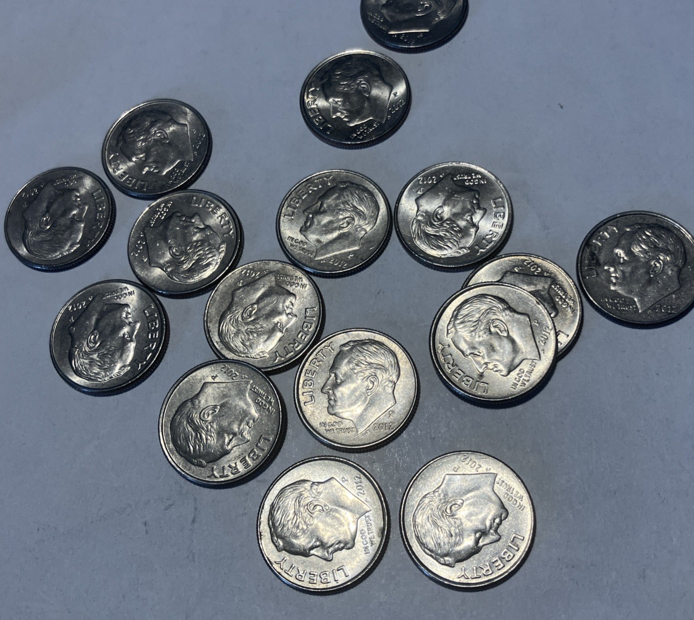 2012 P  Dime Circulated