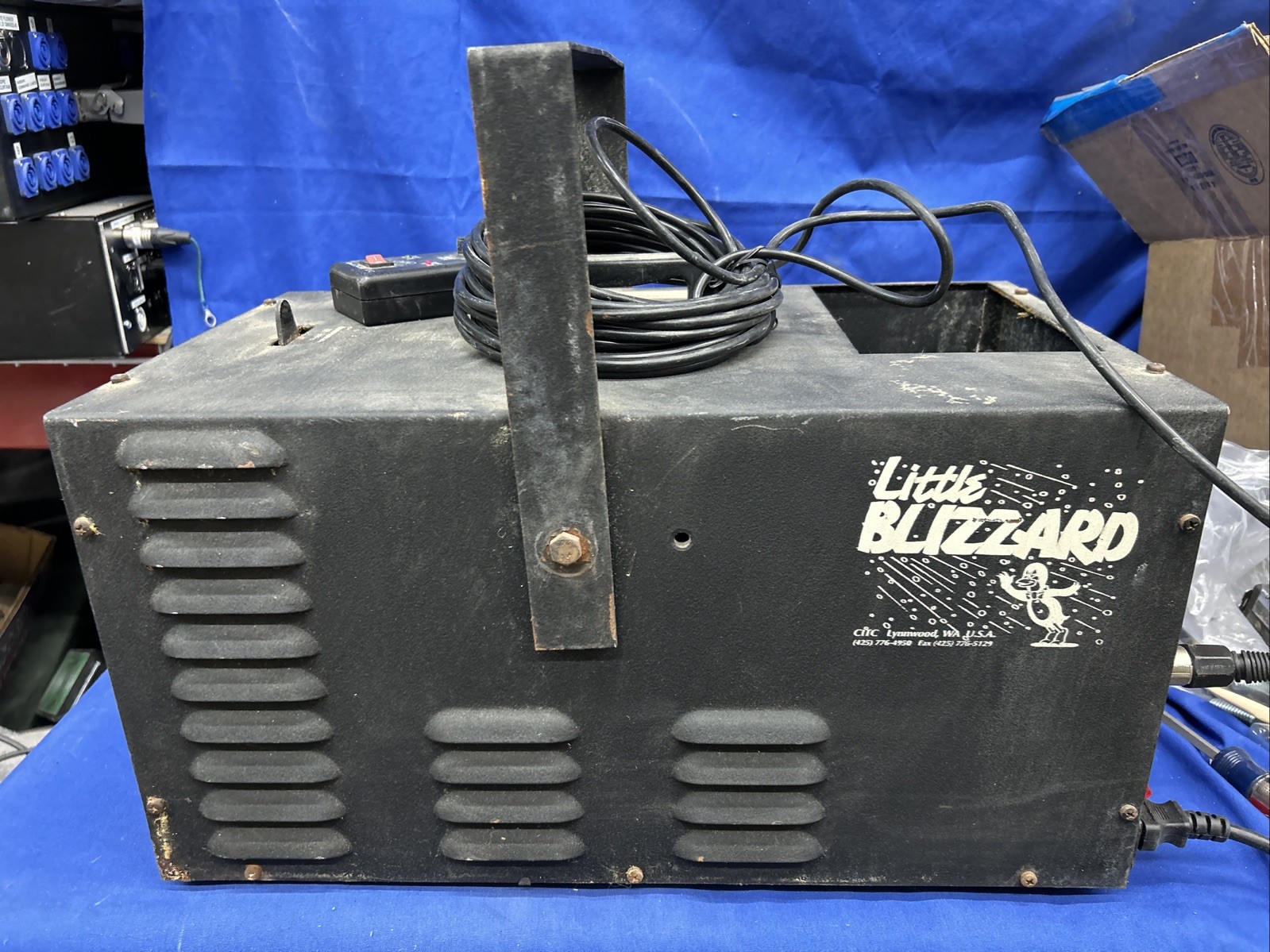 CITC Little Blizzard Professional Snow Machine DMX And Remote untested