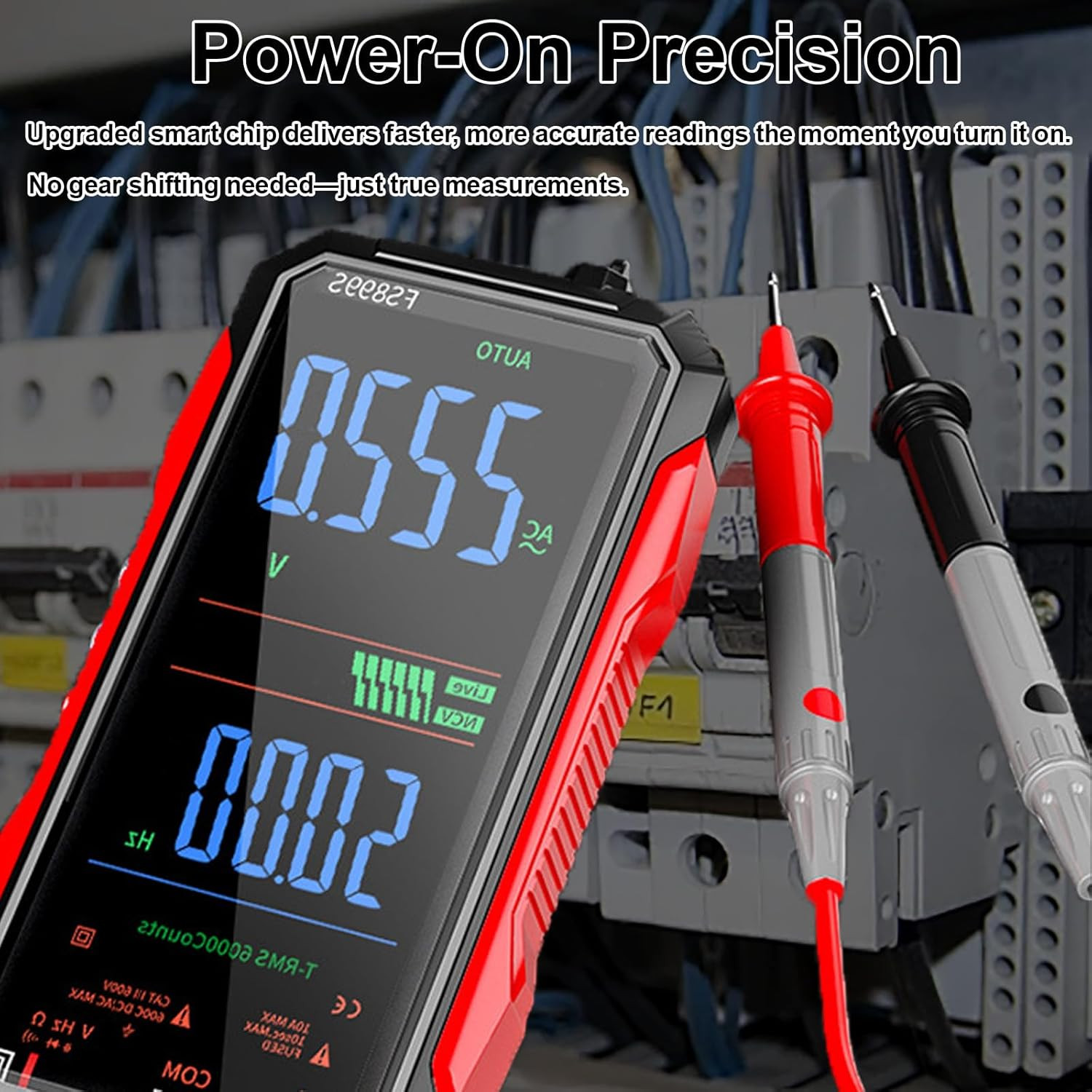 2026 Upgraded FS899L Digital Multimeter, Color Screen, USB-C with 16Pcs