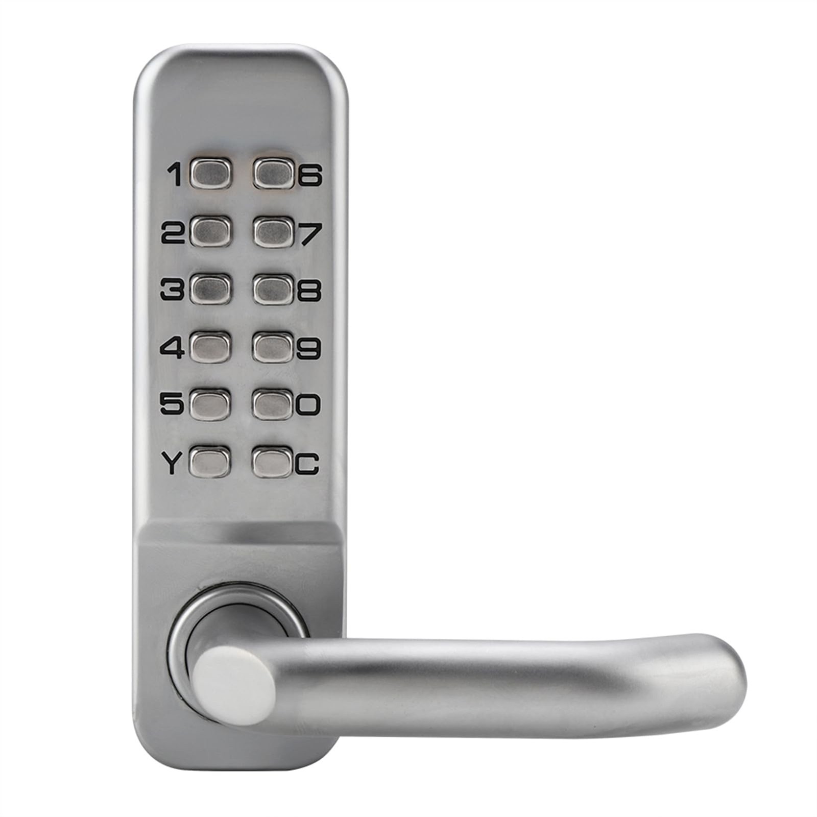 Ftvogue Digit Keypad Door Lockkeyless Combination Coded Lockzinc Alloy Password