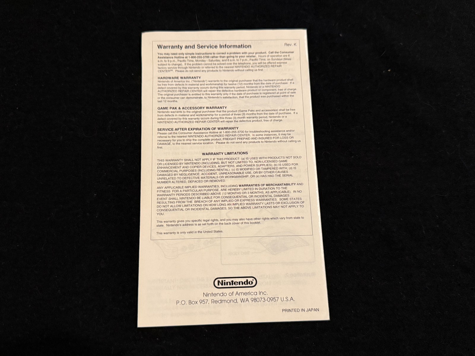 Nintendo 64 RAM Expansion Pak - Box Manual Complete CIB N64